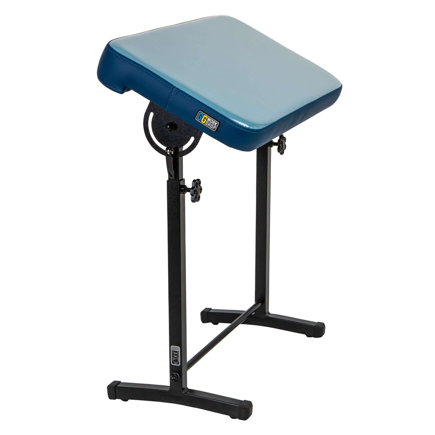 Adjustable tattoo armrest with vinyl tattoo pillow for clients, designed for comfort and durability during tattoo sessions.