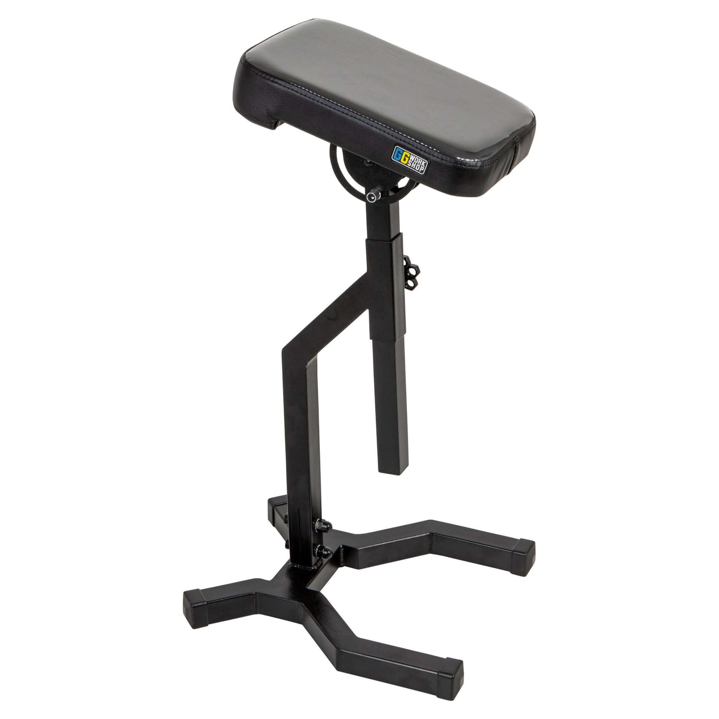 Adjustable tattoo armrest with black vinyl pillow, tattoo arm rest for client comfort