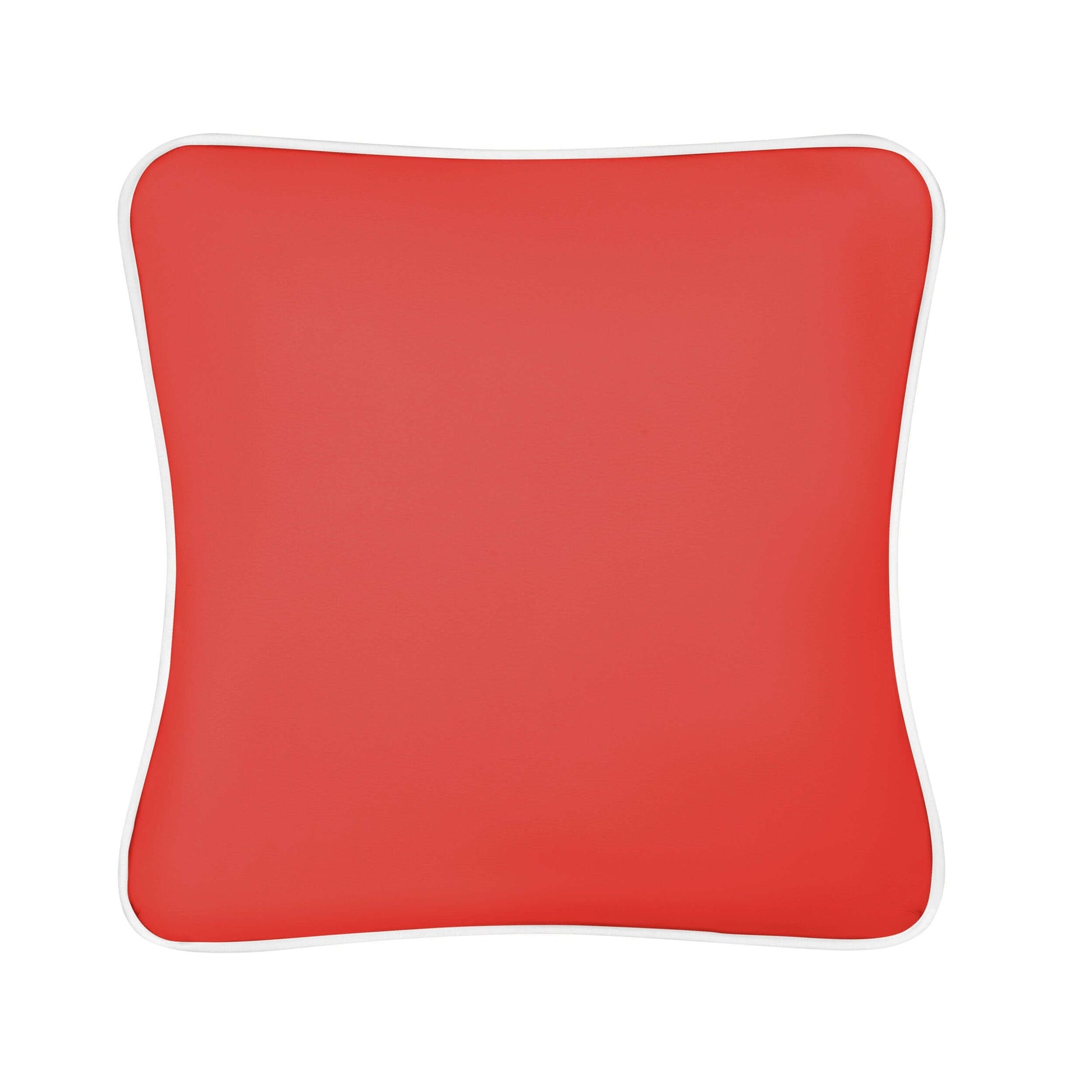 Red vinyl tattoo pillow for clients - comfortable armrest for tattoo sessions and customized tattoo pillow sets.