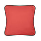 Red vinyl tattoo pillow for clients - part of tattoo pillow set and customized tattoo pillow pack. Ideal armrest for tattoo sessions.