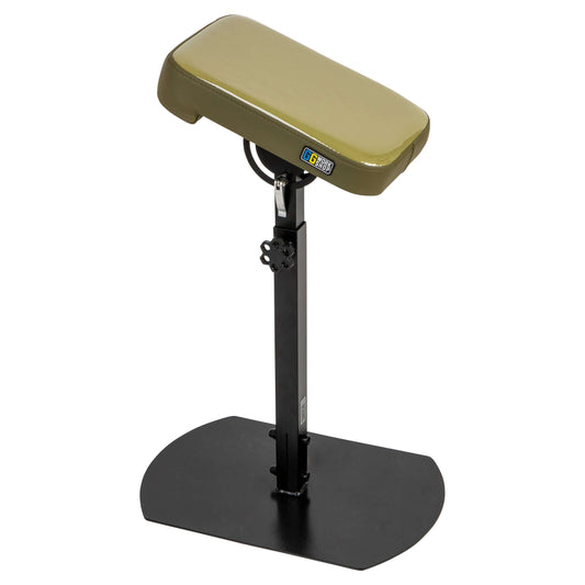Adjustable vinyl tattoo armrest for clients, comfortable tattoo pillow set, customized tattoo arm rest, armrest for tattoo sessions.